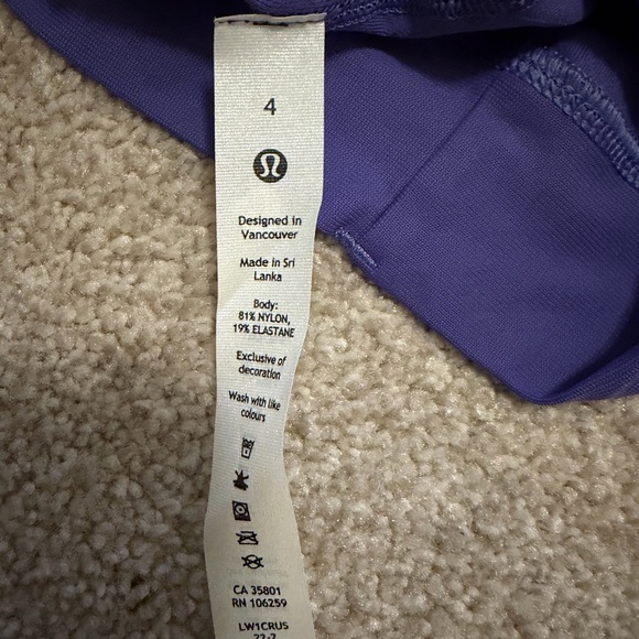 Lululemon Women's Sleeveless Cropped Running Top - Picture 3 of 4